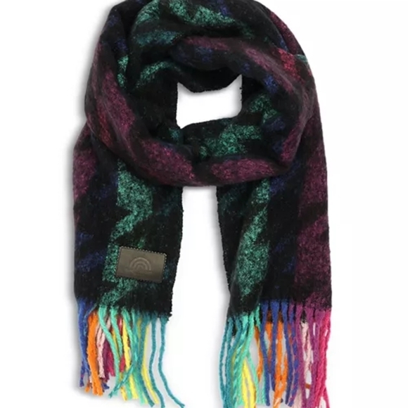 Kurt Geiger London
Rainbow Houndstooth Yarn Dye Scarf NWT - Picture 2 of 8